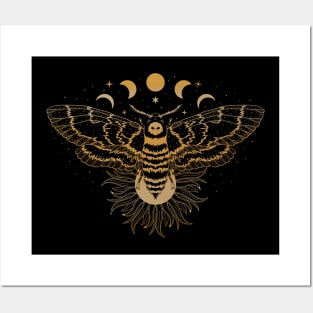 Death Moth - Acherontia Atropos Posters and Art